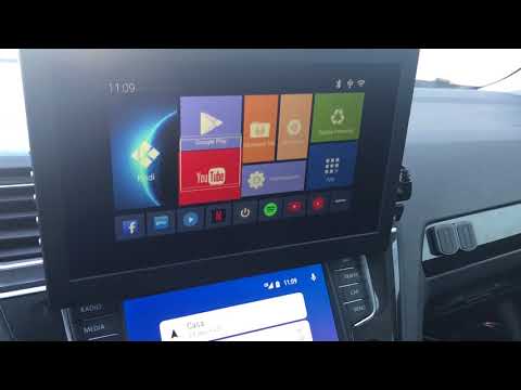 INCREDIBILE IMPIANTO VIDEO in AUTO - 3 MONITOR e ANDROID TV BOX - TIGUAN