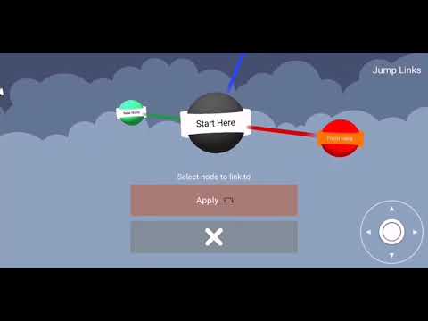 How to make node jump links in Mind Map AR