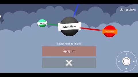 How to make node jump links in Mind Map AR