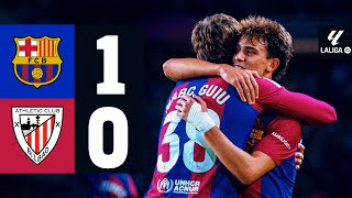 FC BARCELONA 1 vs 0 ATHLETIC CLUB | LALIGA 2023\/24 MD10