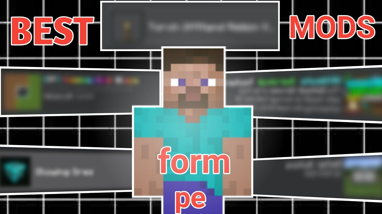 Minecraft best mods form pe ||top-5 mods|| 