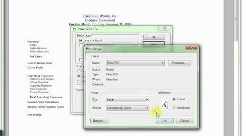 FRx How-To: Print FRx Reports to a PDF