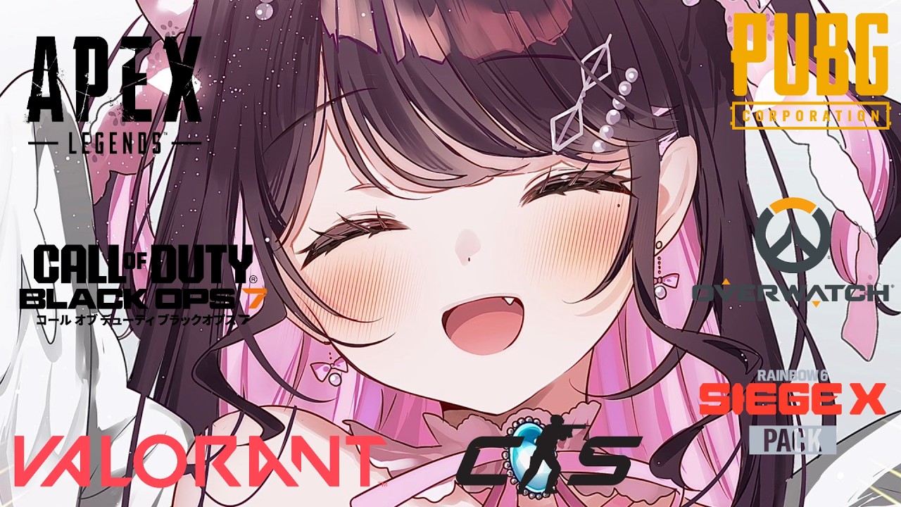 【50万人記念配信】私の好きなFPS全部勝つまで終わりません【ぶいすぽ/花芽なずな】