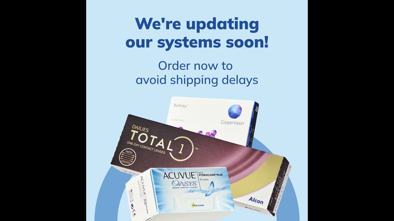 All Systems Go Sale: $20 off + free shipping on contact lens orders $119+. Code: UPGRADE20