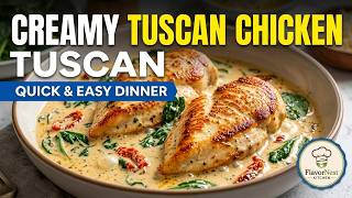The BEST Creamy Tuscan Chicken Recipe | Quick & Easy Dinner