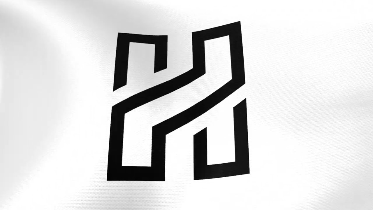 Flag of Haven Protocol (XHV) logo waving in the wind - Crypto Flag logo animation