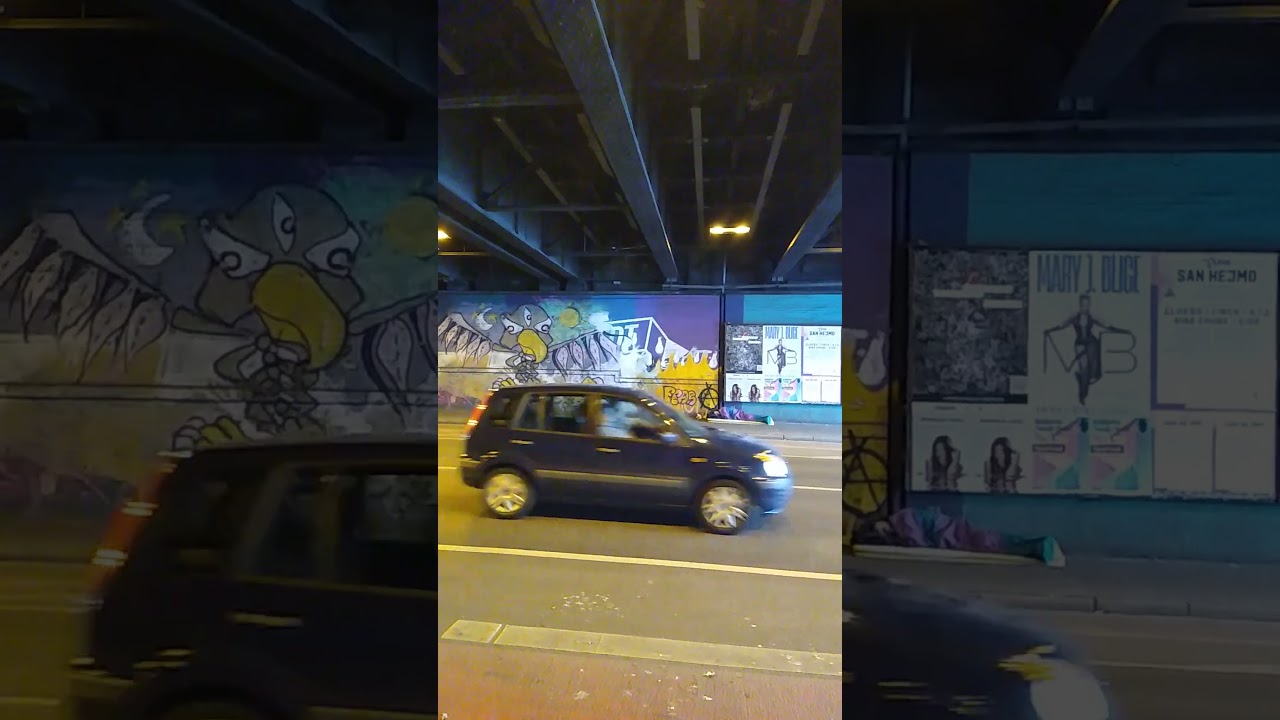 scary run down railwayunderpass in the former heavyindustrial hub Dortmund in Westgermany2025