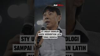 STY UNGKAP KRONOLOGI SAMPAI DIBERHENTIKAN LATIH TIMNAS INDONESIA