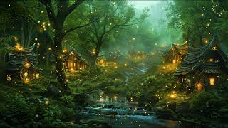 Mysterious village in the forest | Relax your mind and fall asleep with ambient and forest music