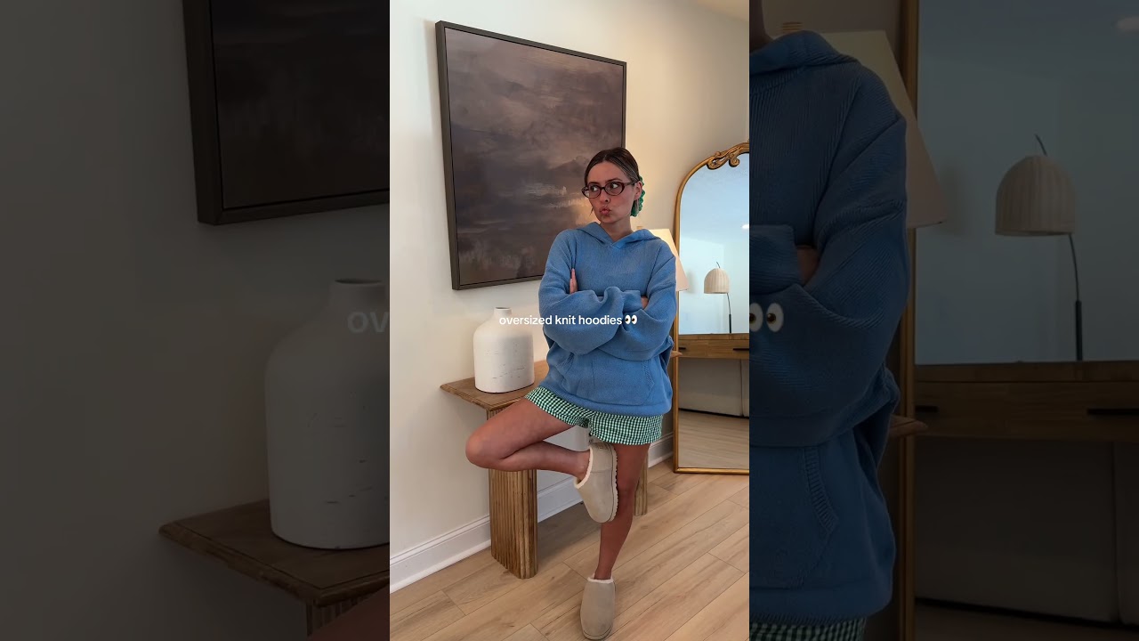 Knit Oversized Hoodies