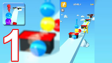 Stack Rider - Gameplay Walkthrough Episode 1 (iOS, Android)