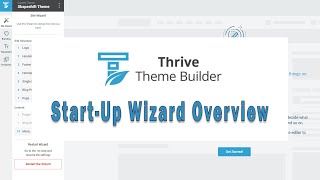 Thrive Theme Builder Start Up Wizard Overview