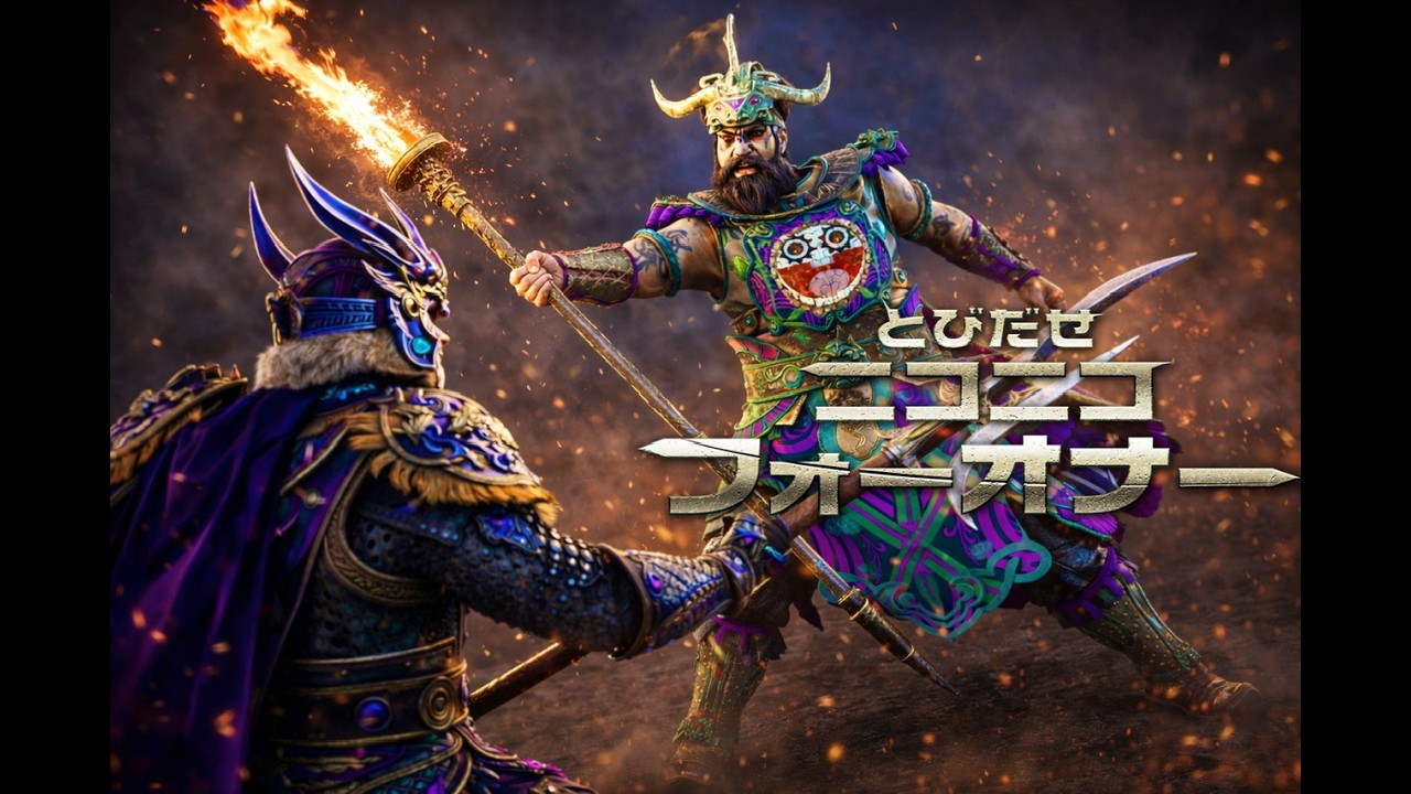 とびだせニコニコフォーオナー[ForHonor]珍しい時間にこんにちは