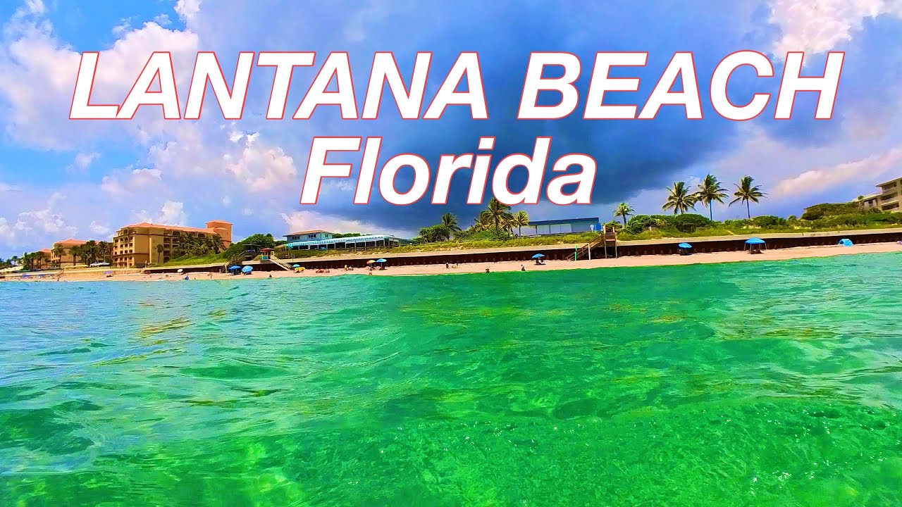 Going For a Swim in Lantana Beach, Florida 🇺🇸