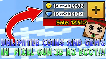 UNLIMITED FREE GEMS & COINS In Pixel Gun 3D iOS/Android (No Root/Hack/Jailbreak Needed!!) *WORKING*