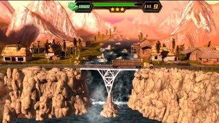 Level 9 | Bridge Construction Simulator | Walkthrough Solution | The Games