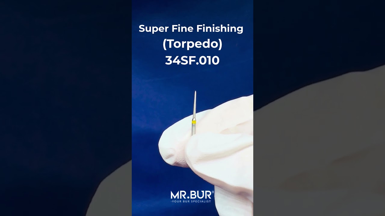 Super Fine Finishing Torpedo Diamond Bur | Diamond Dental Bur