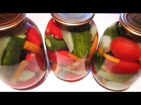 მწნილის ასორტი  Овощное ассорти / Овощное ассорти на зиму / Заготовки