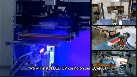 Semi-auto Screen Printing Machine with LED UV Curing