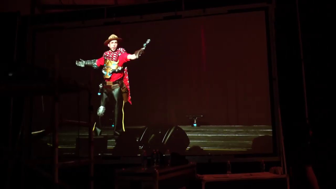 Canadian Mountie McCree Masquerade Behind Stage Viewing