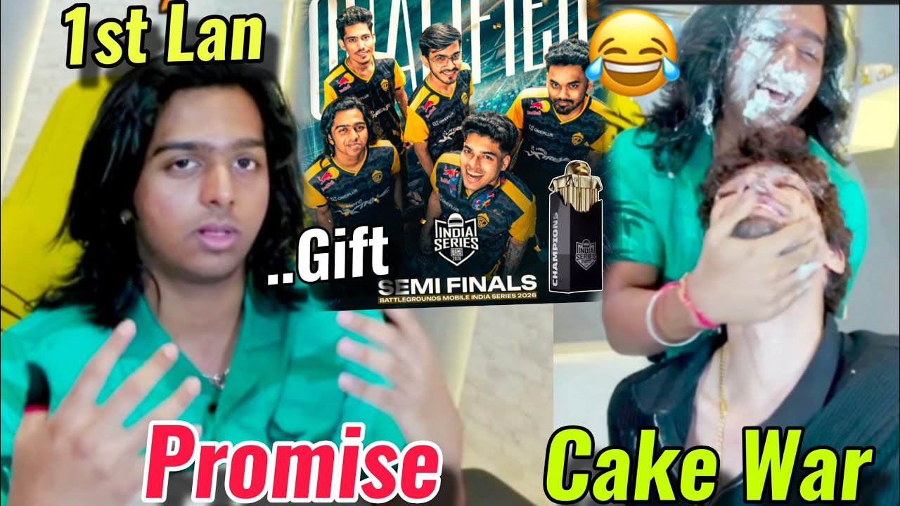 Spower Gift Bgis Trophy 🏆 Spower Live Birthday Celebration 🎉| Full Cake War 😂| 1st Lan w Godl 😧