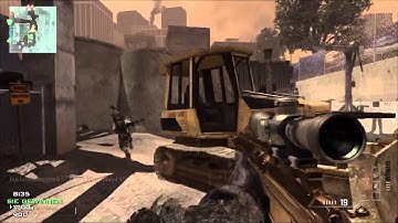 Modern Warfare 3 - Sniper Gameplay! MSR Action Quickscoping!