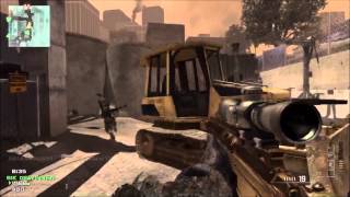 Modern Warfare 3 - Sniper Gameplay! MSR Action Quickscoping!
