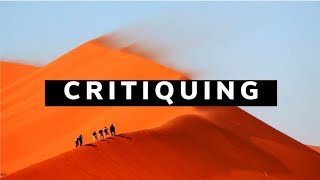 Vlog #186 Video Lesson: Critiquing