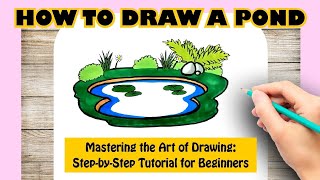 How to Draw A Pond Easy