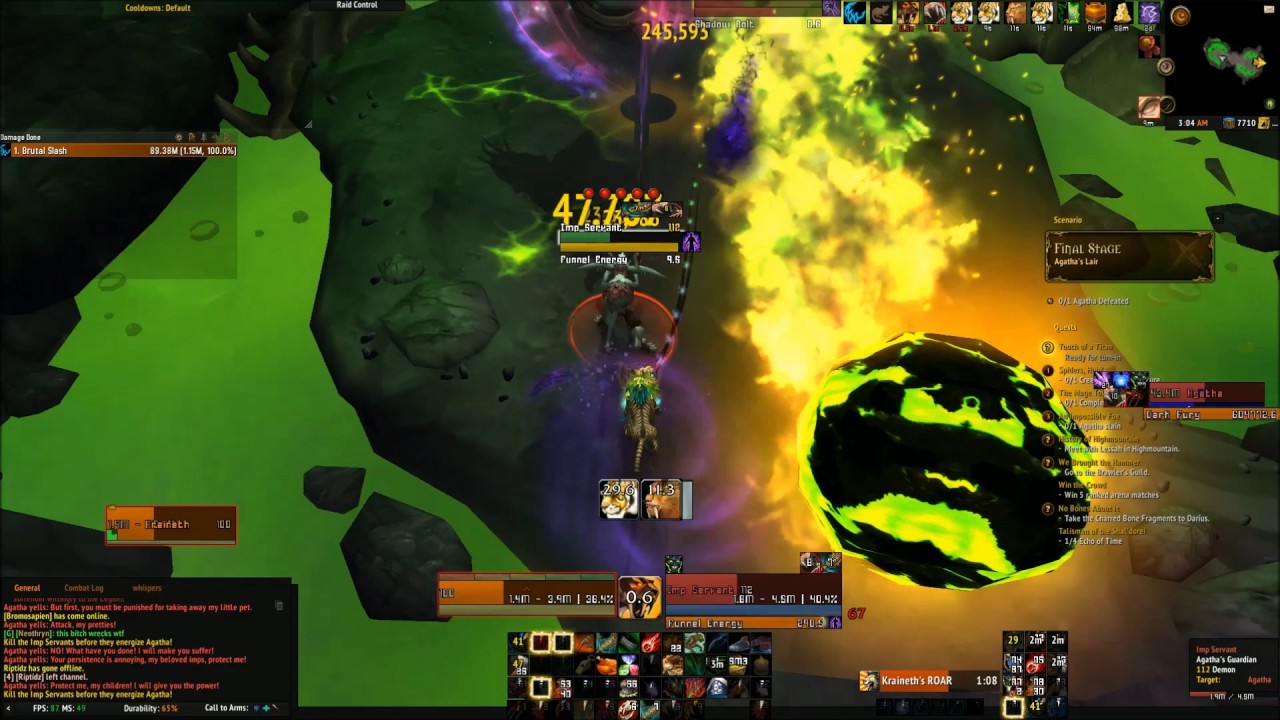 Feral Druid Artifact Challenge: Agatha's Lair