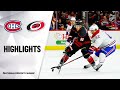 NHL Highlights | Canadiens @ Hurricanes 12/31/19