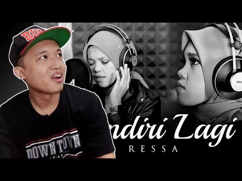 Sendiri Lagi by RESSA ( Official Music Video ) || REACTION