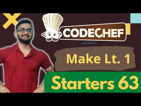 Make Length 1 | Codechef | Starters 63 | in Hindi