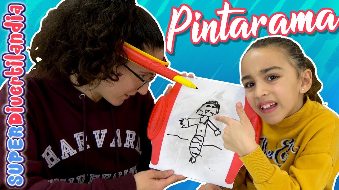 RETO Dibujando MAL! con Pintarama de Goliath! SUPERDivertilandia.