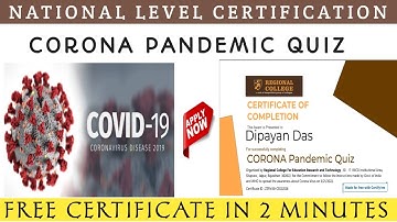 CORONA Pandemic Quiz programe |15 Important Questions Related to Corona Virus |Coronavirus Questions