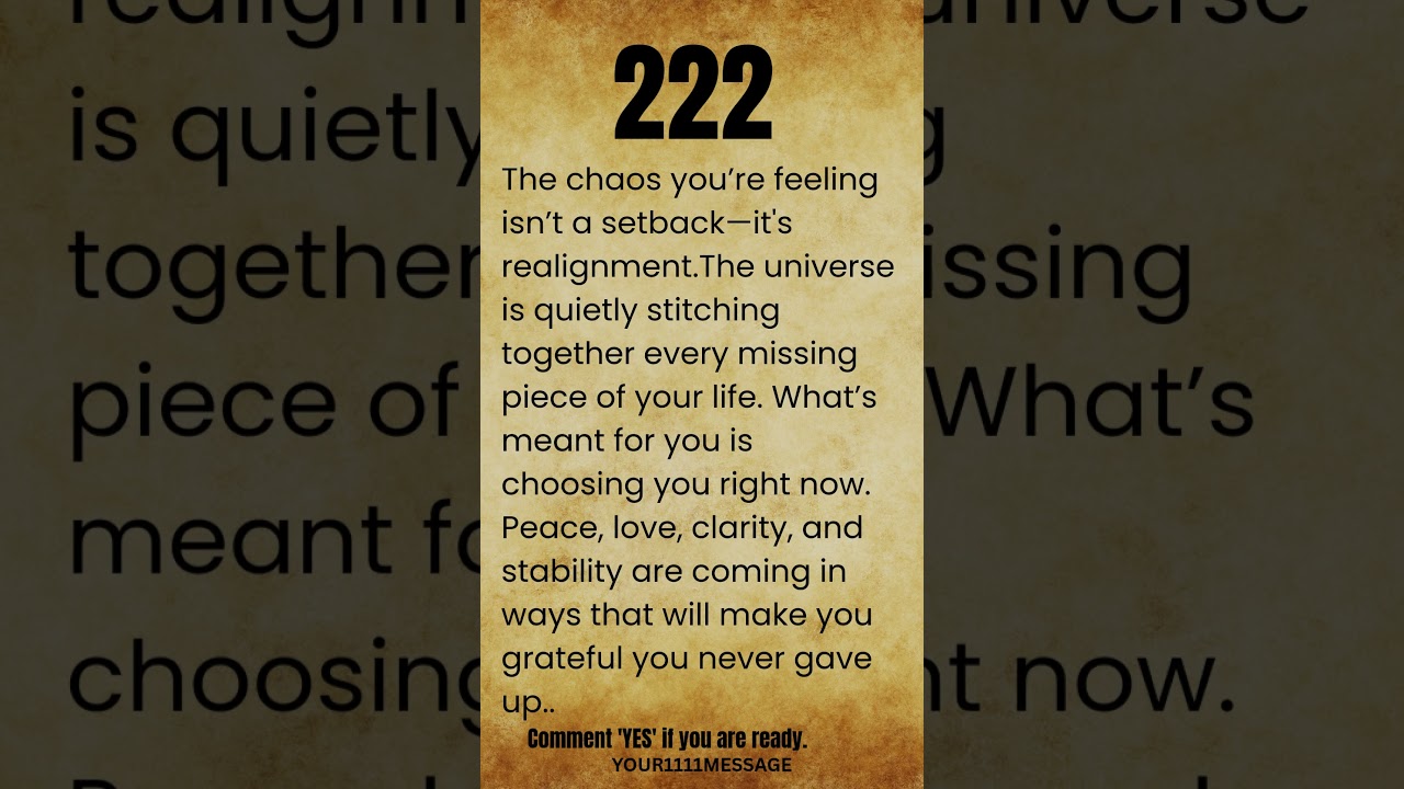Everything Is Falling Into Place for You | 222 angel number meaning 