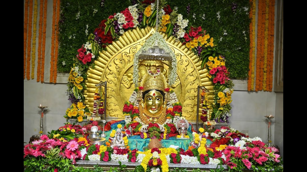 सातवी माळ - श्री मोहटादेवीची सायं आरती श्री जगदंबादेवी सार्वजनिक ट्रस्ट - मोहटे, ता. पाथर्डी, अ.नगर