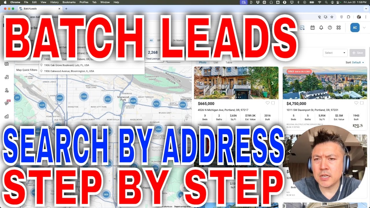 ✅ How To Search A Property By Address In Batch Leads 🔴