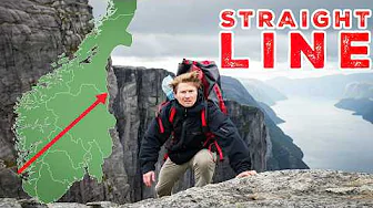 I attempted to cross Norway in a straight line!
