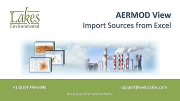 AERMOD View Import Sources from Excel