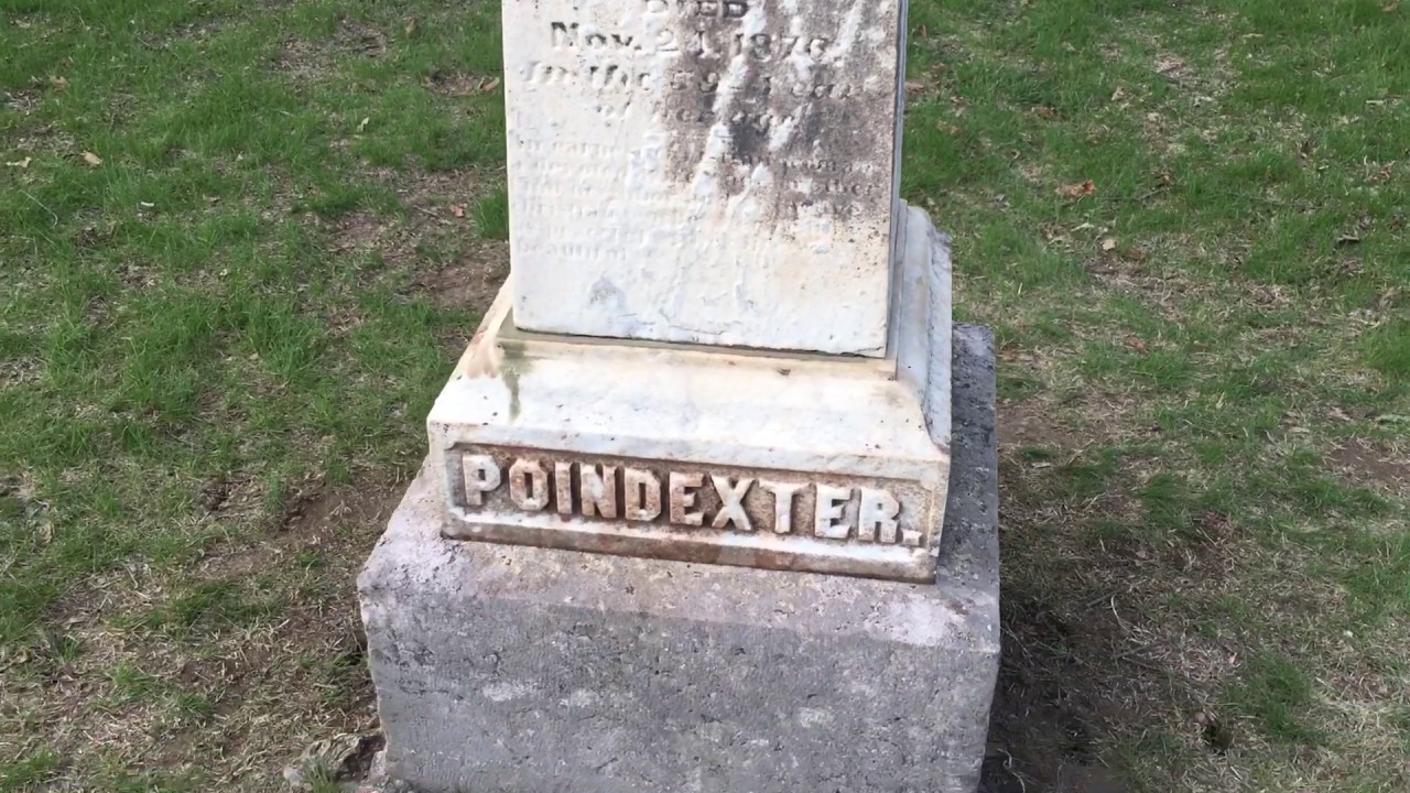 Rev. James Poindexter Memorial