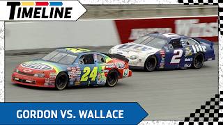 NASCAR Timeline: Jeff Gordon vs. Rusty Wallace