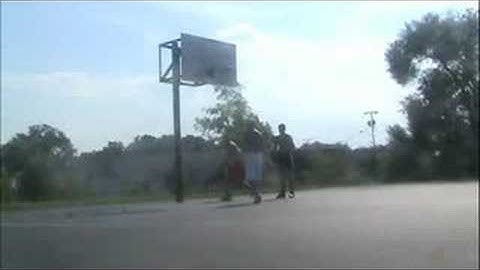 Dunking on people! Adam Linkenauger