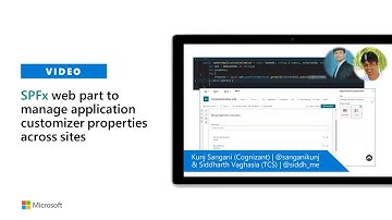 SharePoint Framework web part to manage application customizer properties across sites