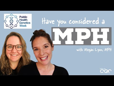 What is Public Health Genetics and how do I become an MPHG?
