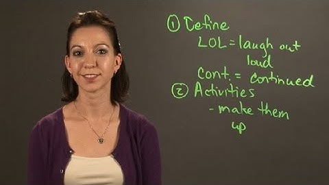Teaching Children Acronyms & Abbreviations : English & Grammar