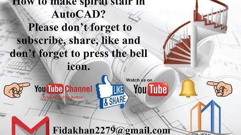 How to make spiral stairs with correct calculation and it