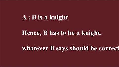 Logic Puzzles | Solving Logic Puzzles | Propositional Logic