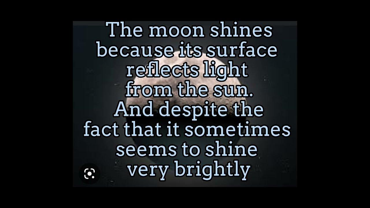 how-does-moon-get-its-light-youtube