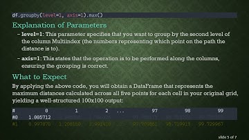 How to Efficiently Groupby Dataframe with Multiindex in Pandas